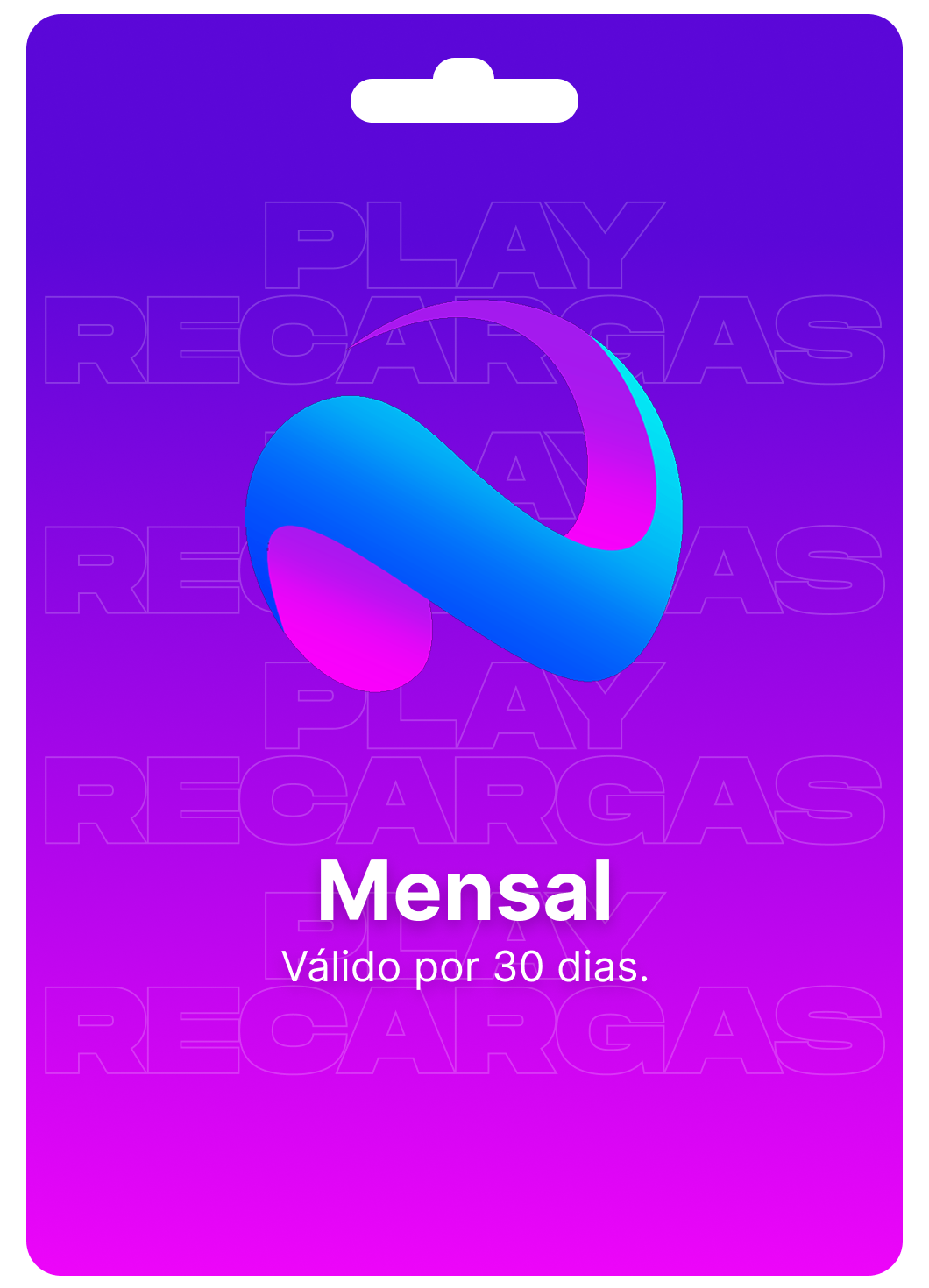 gift card - nuvi tv - mensal
